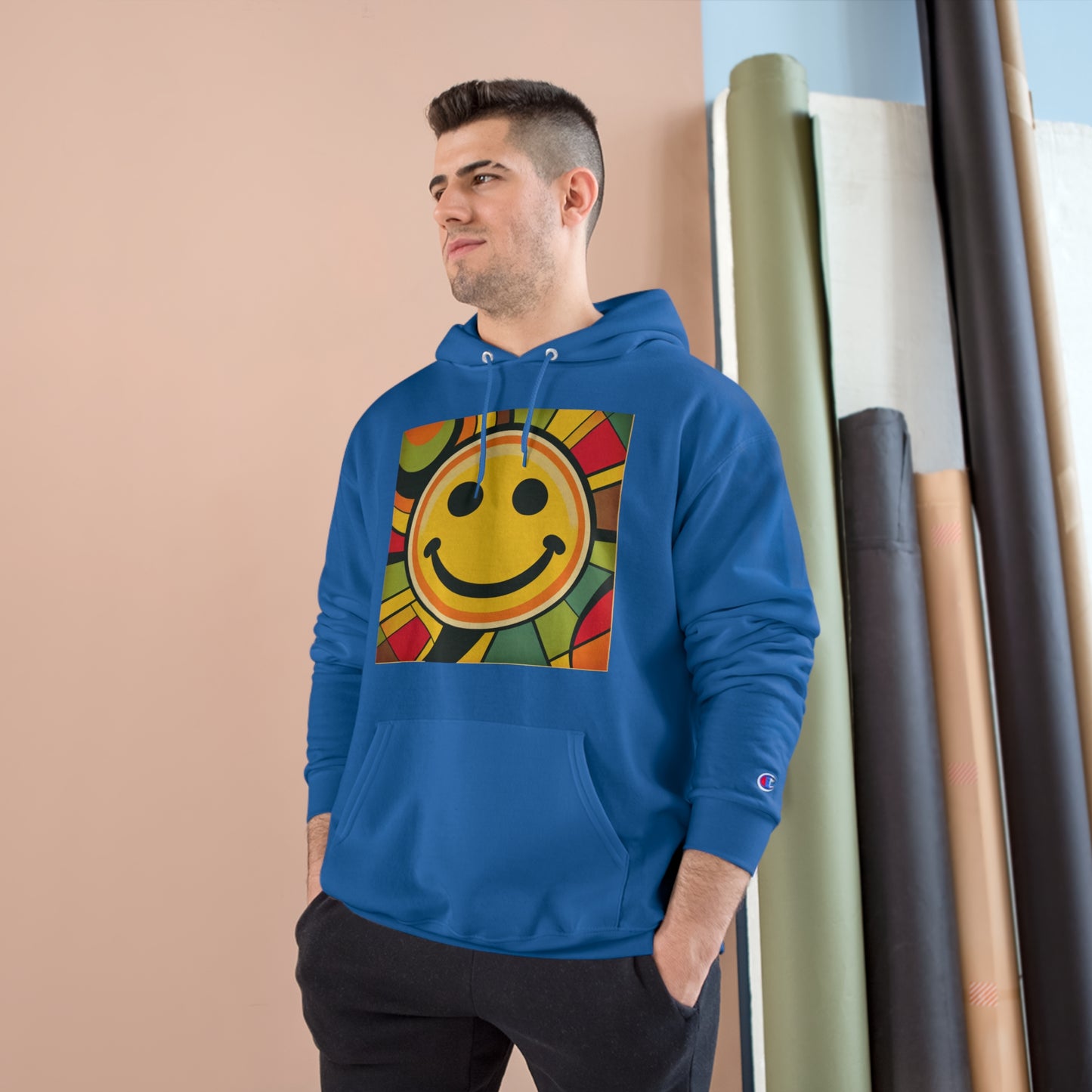 Smiley Face, Champion Hoodie