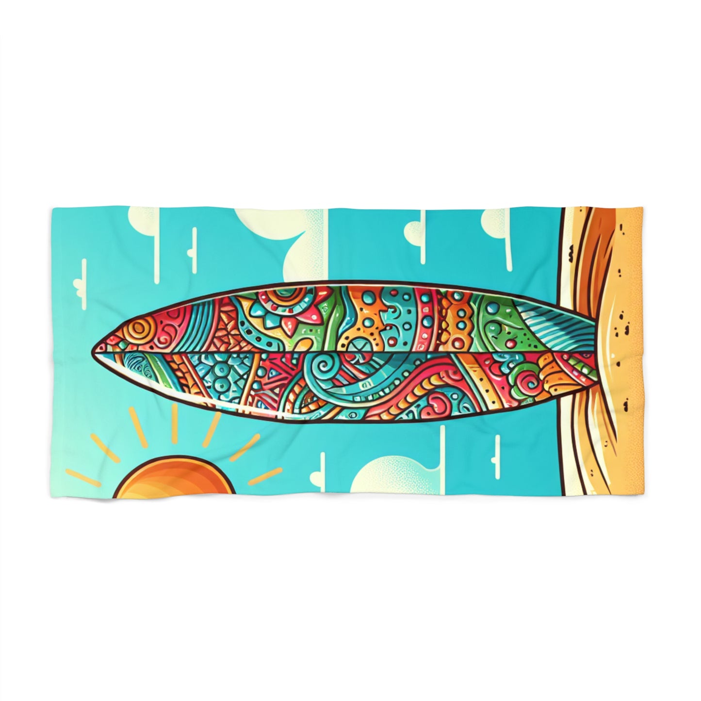 Beach Towel, Surf Board