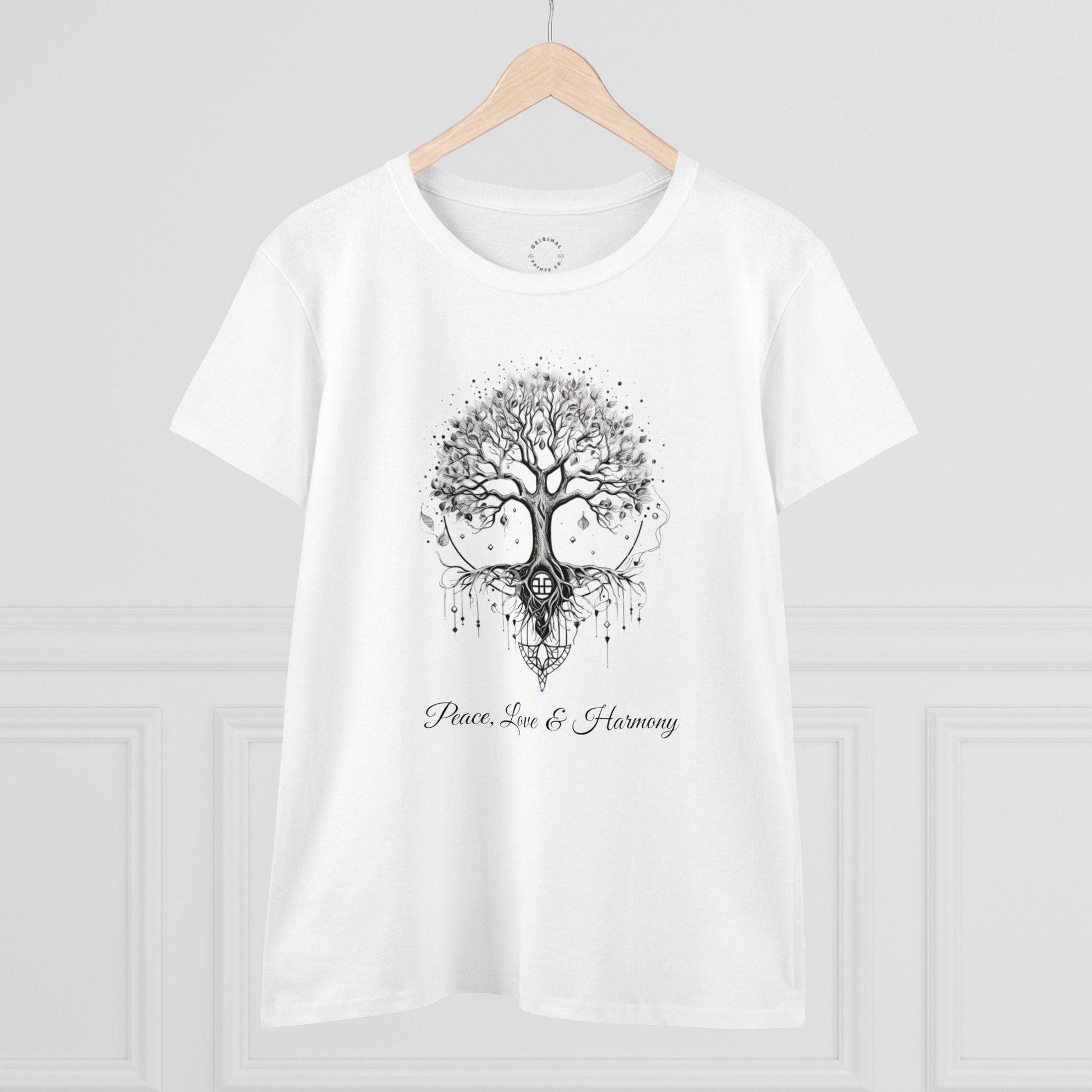 Peace, Love & Harmony, Women's Tee 