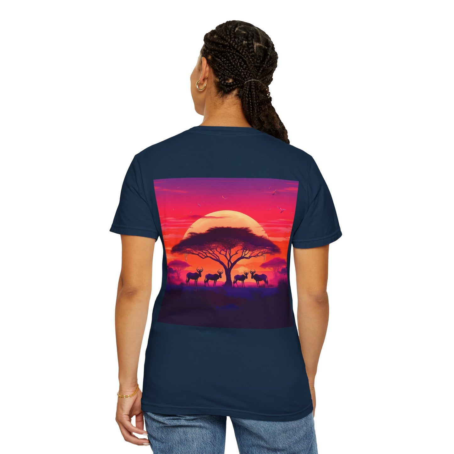 Safari Sunset, Unisex T-shirt