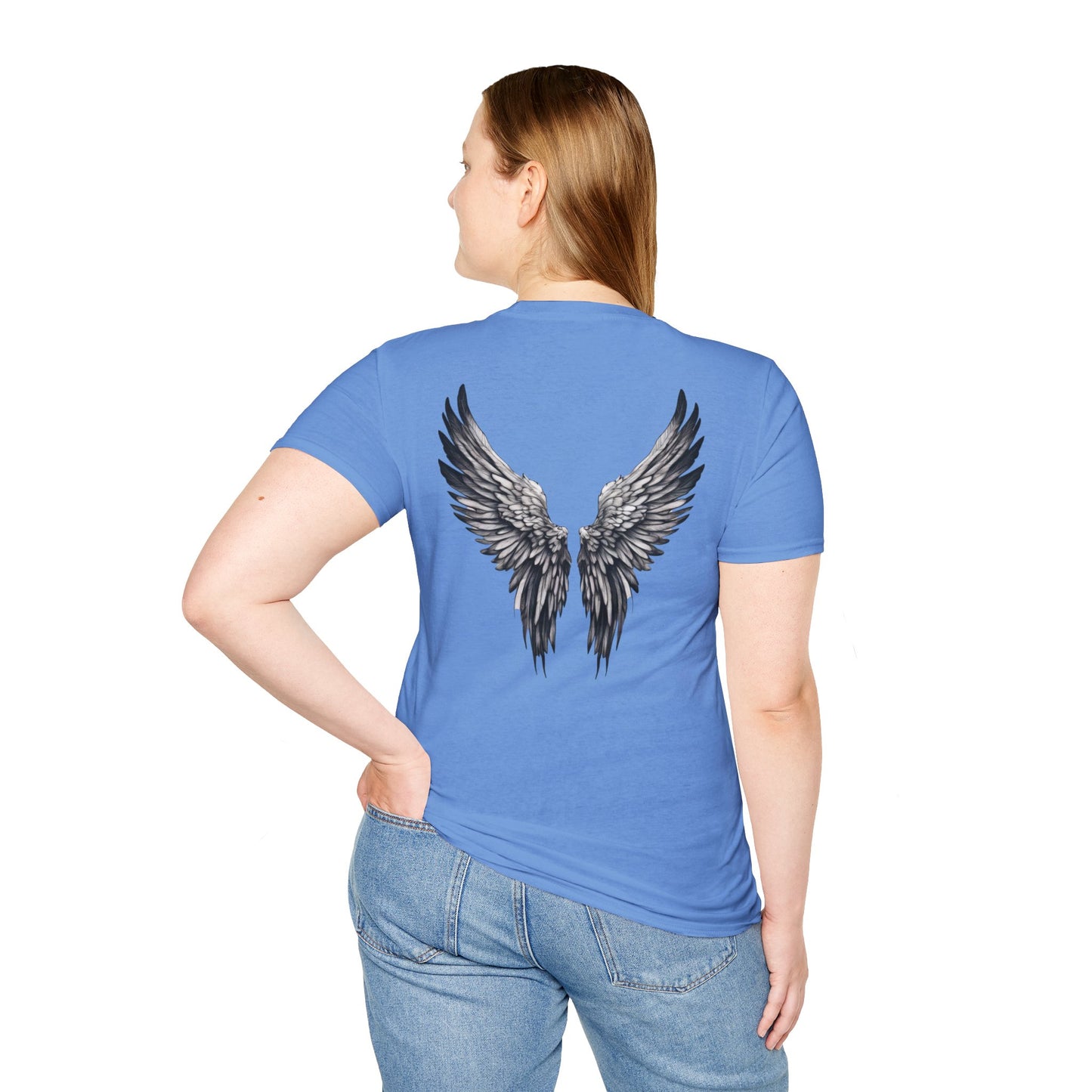 T-Shirt - Unisex Softstyle, Angel with Wings