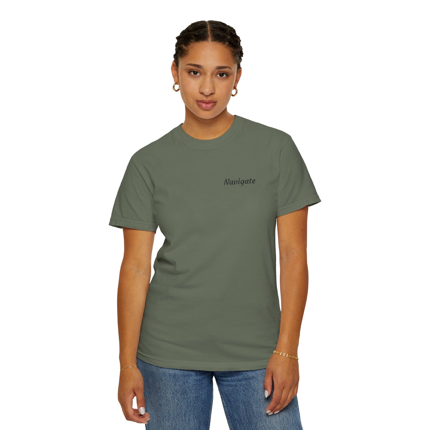 Navigate, Unisex Garment-Dyed T-shirt