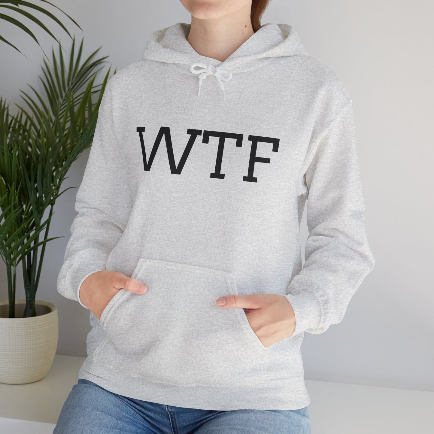 WTF, Unisex Hooded Sweatshirt