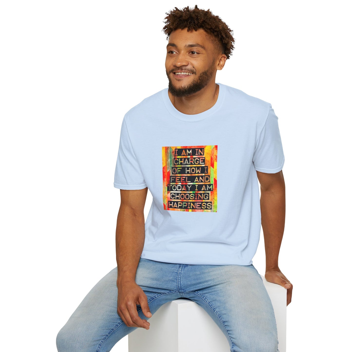 Today I Choose Happiness, Unisex Soft style T-Shirt