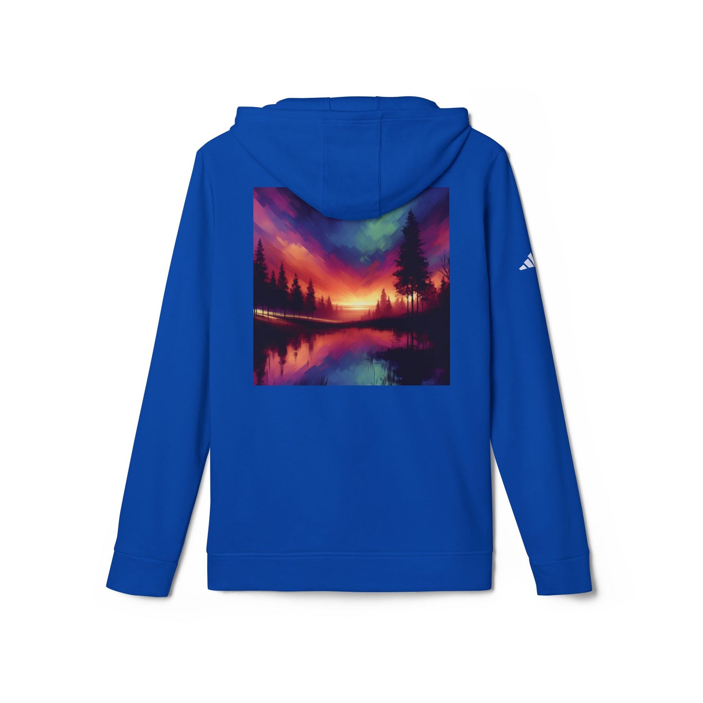 Adidas Unisex Fleece Hoodie,Abstract Sunrise,