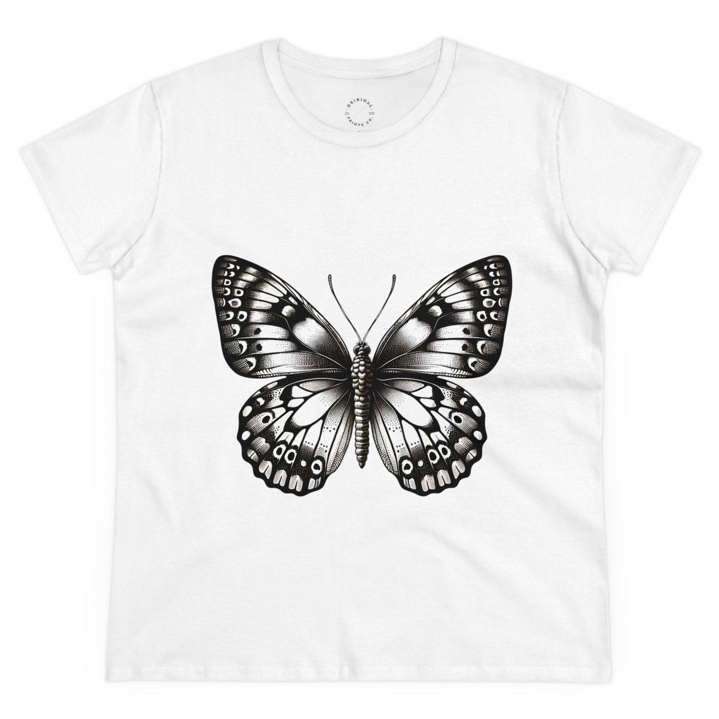 Inked Butterfly, Women's Cotton Tee