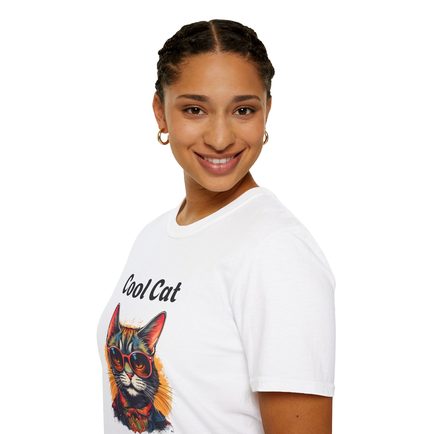 Cool Cat Unisex Softstyle T-Shirt