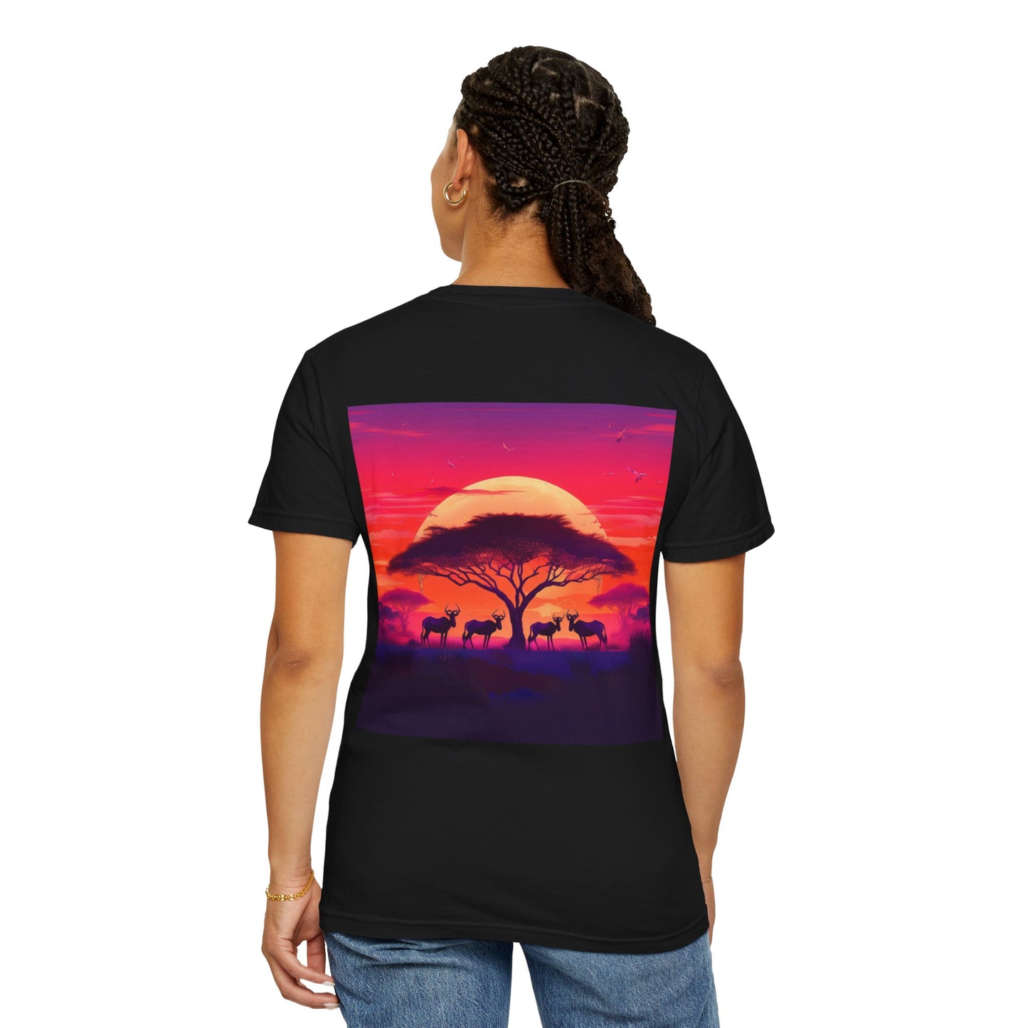 Safari Sunset, Unisex T-shirt