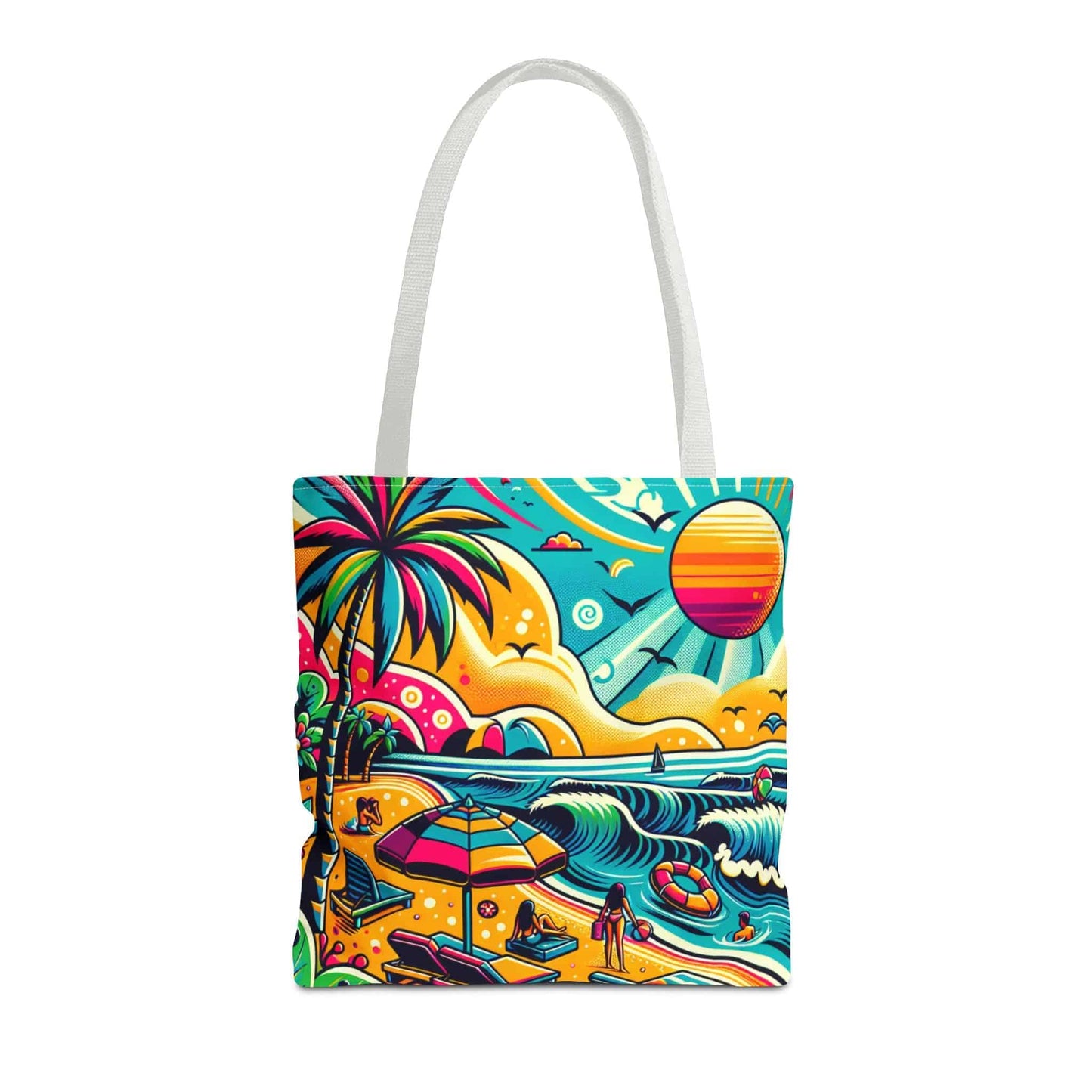 Tote Bag, Beach Print