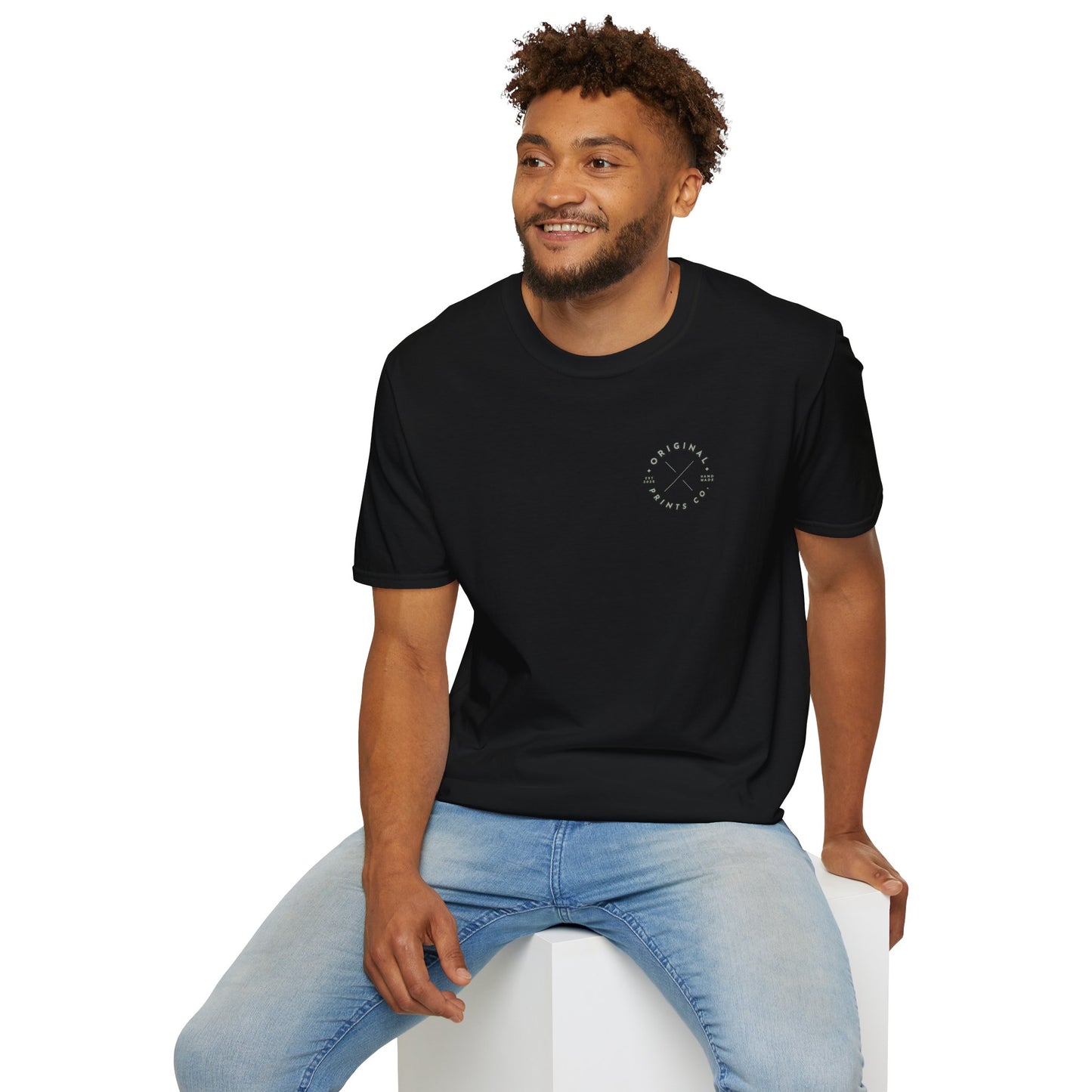 Original Prints Co Logo, Unisex Softstyle T-Shirt