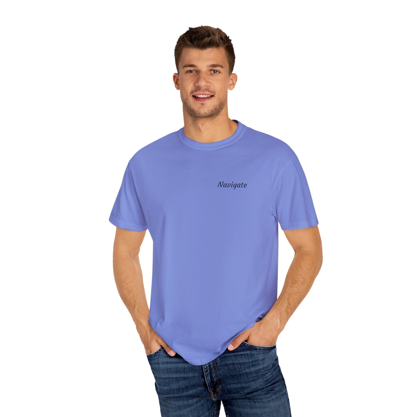 Navigate, Unisex Garment-Dyed T-shirt