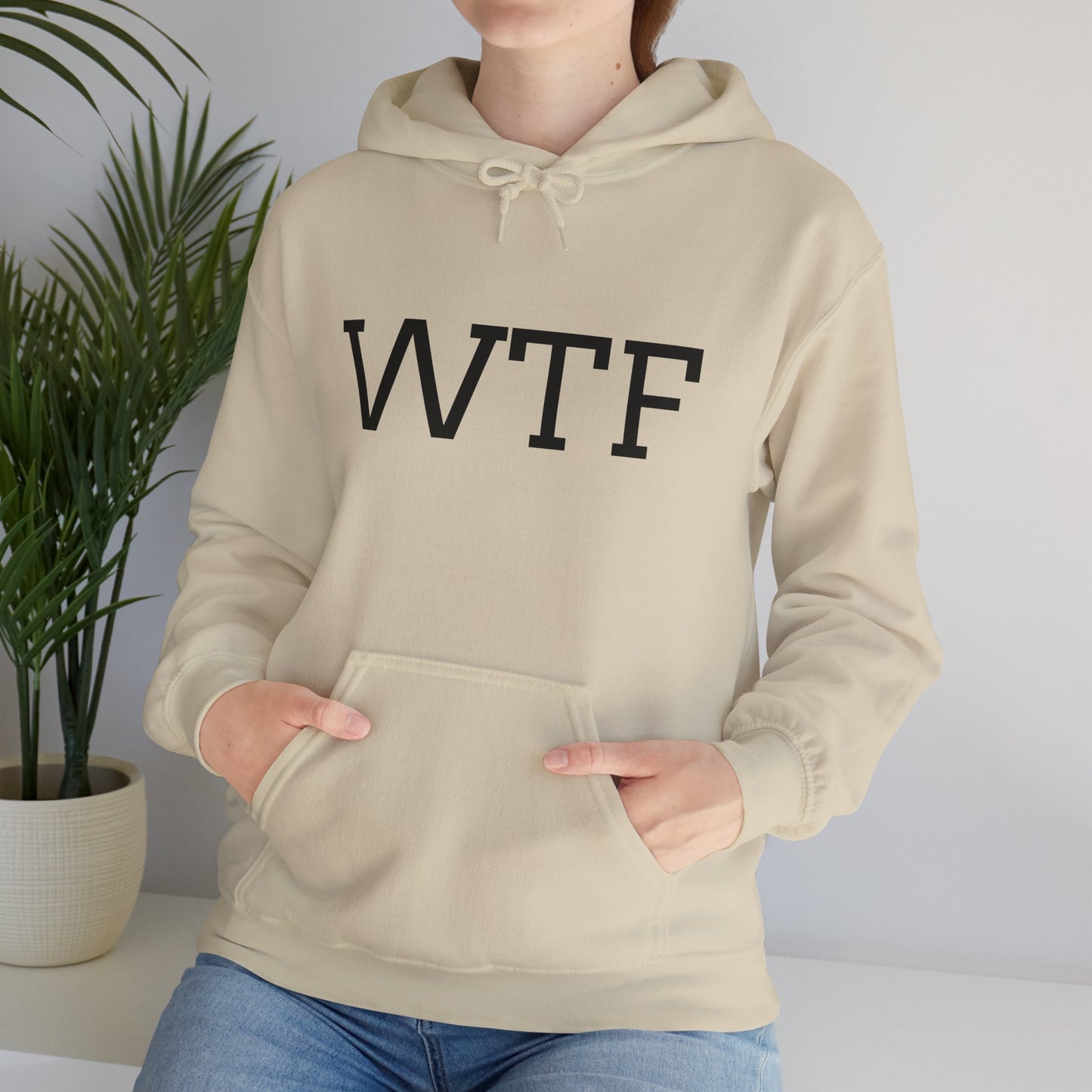 WTF, Unisex Hooded Sweatshirt