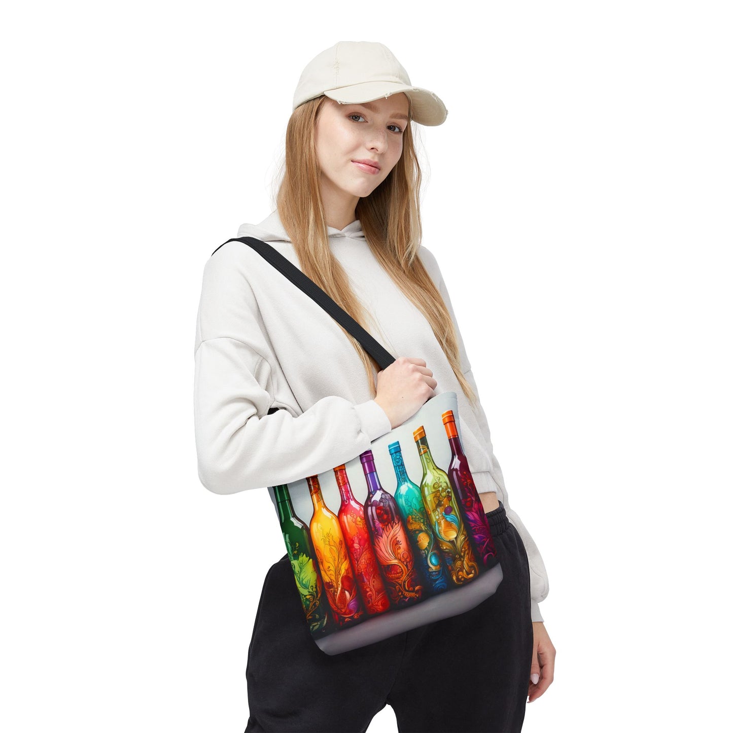 Wine Bottles, Tote Bag