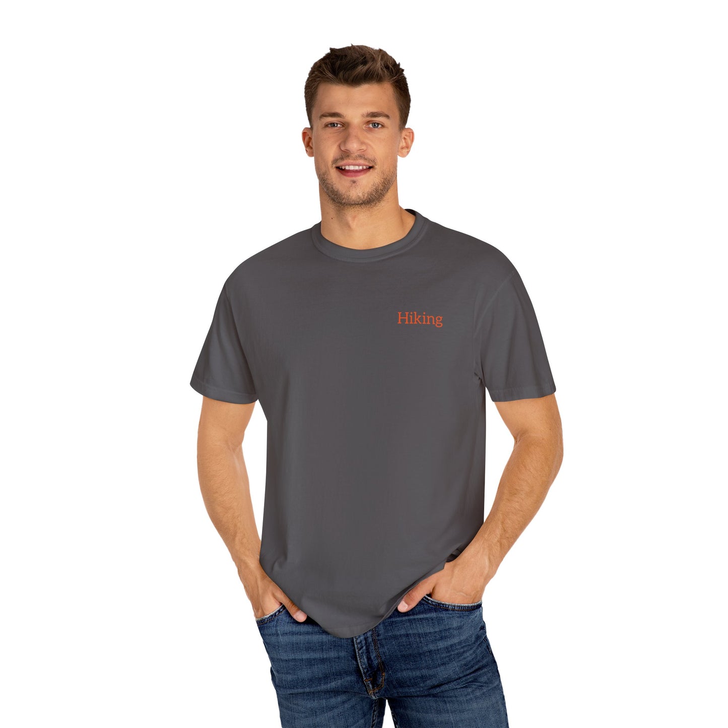 Hiking, Waterfall, Unisex T-shirt