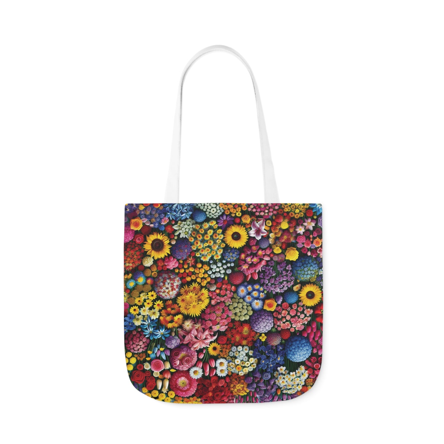 Canvas Tote Bag, Flowers