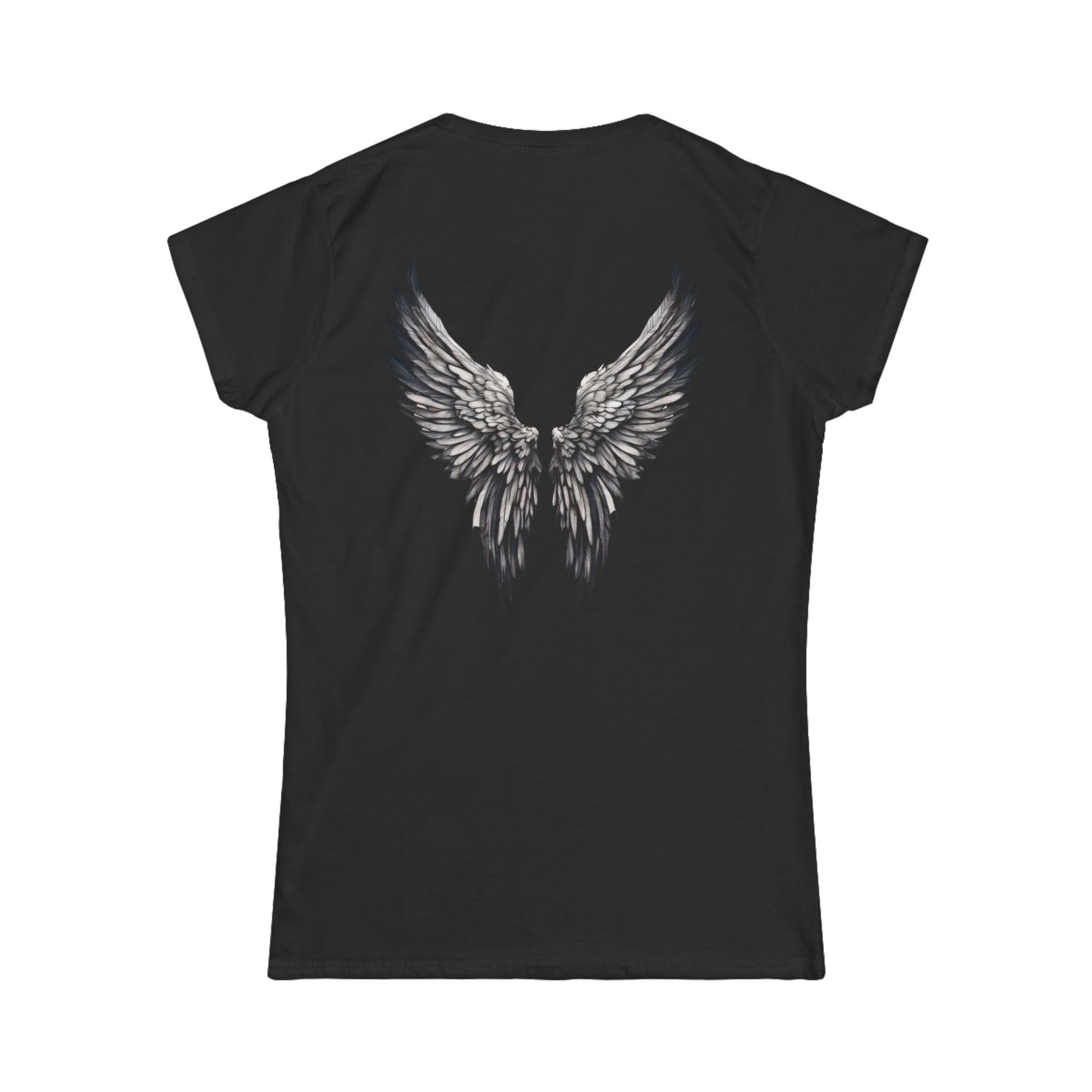 Women's Softstyle Tee, Angel Wings