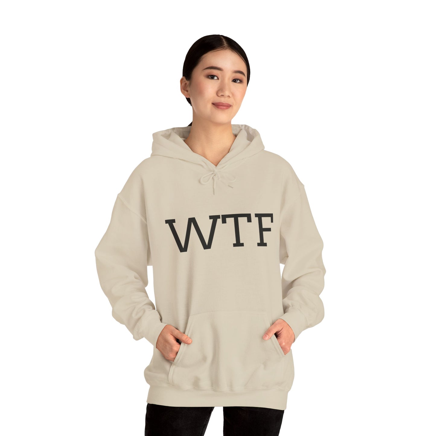 WTF, Unisex Heavy Blend™ Hooded Sweatshirt - Original Prints Co