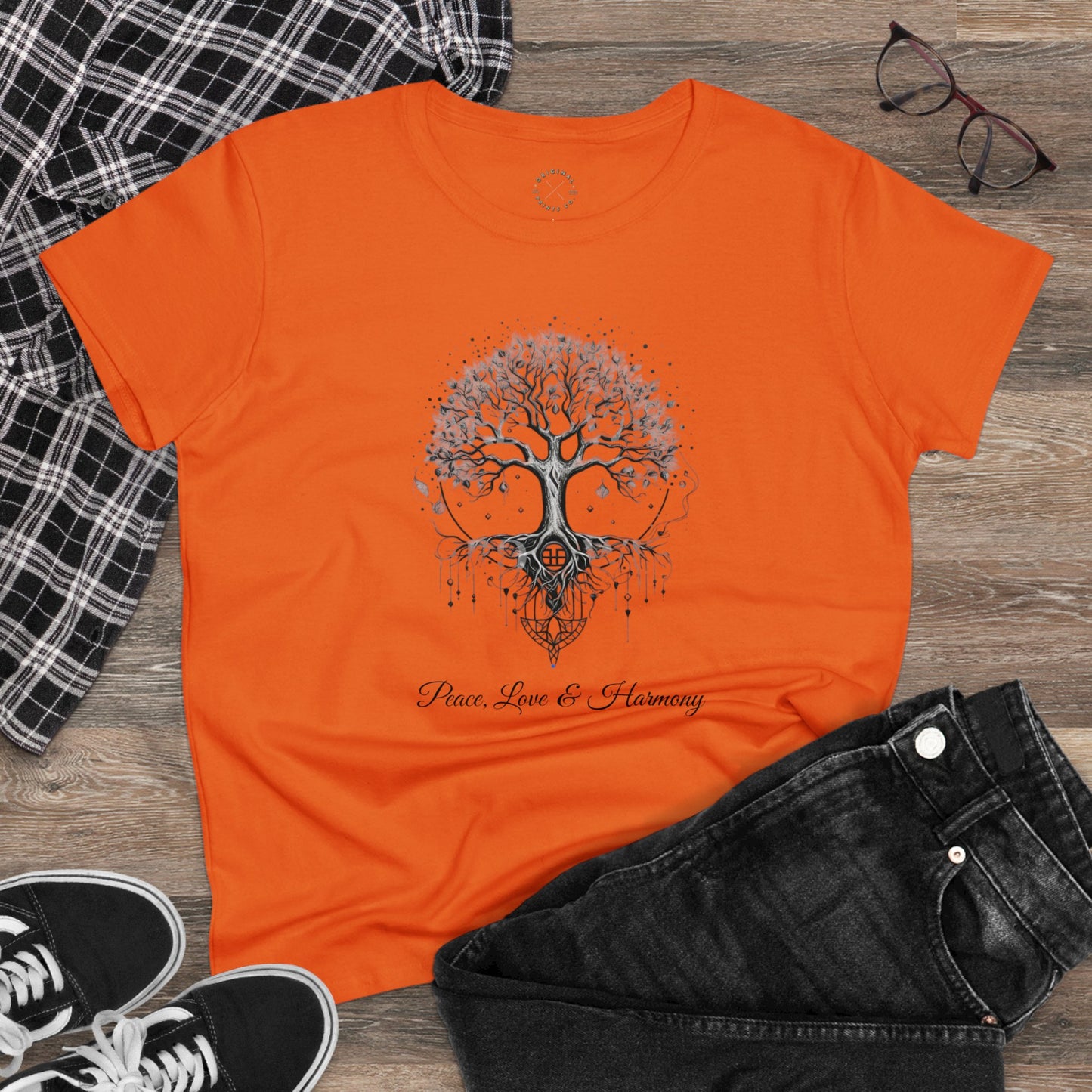 Peace, Love & Harmony, Women's Tee