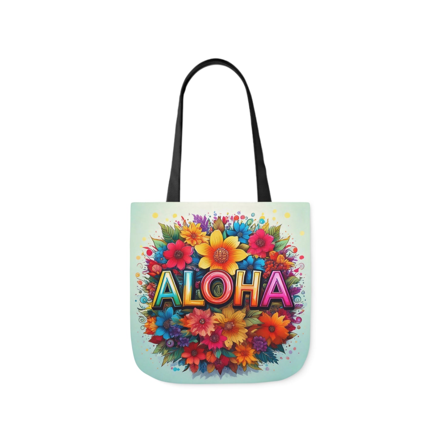 Tote Bag, Canvas ALOHA print