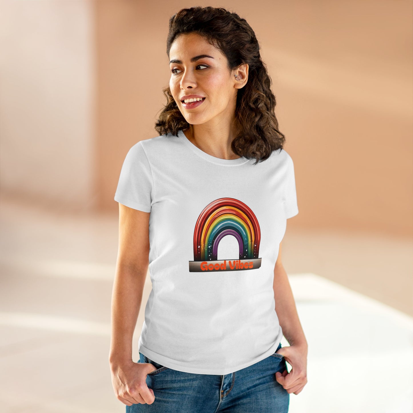 Good Vibes, Women's Cotton Tee