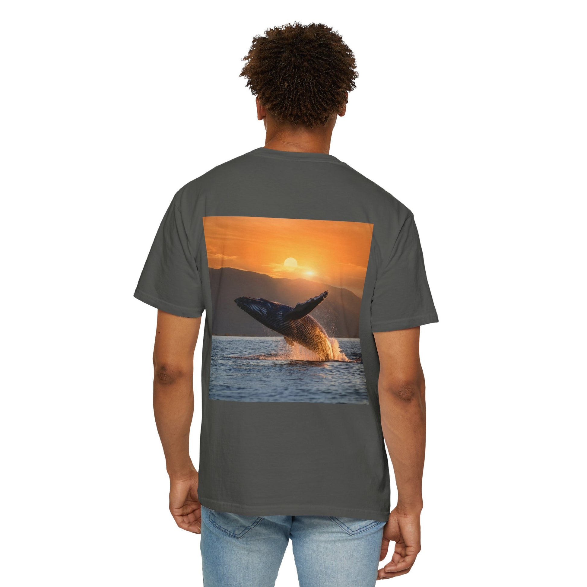 Lovin Life, Whale Print, Unisex T-shirt - Original Prints Co
