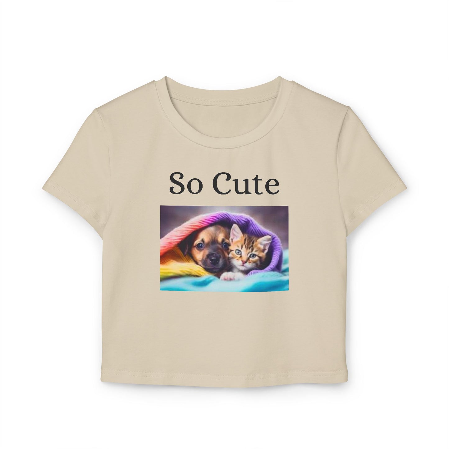 So Cute, Women's Baby Tee