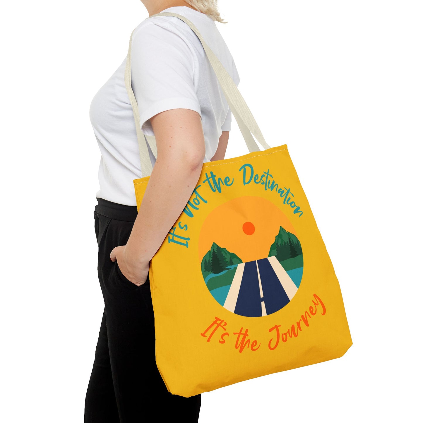 It's the Journey, Tote Bag