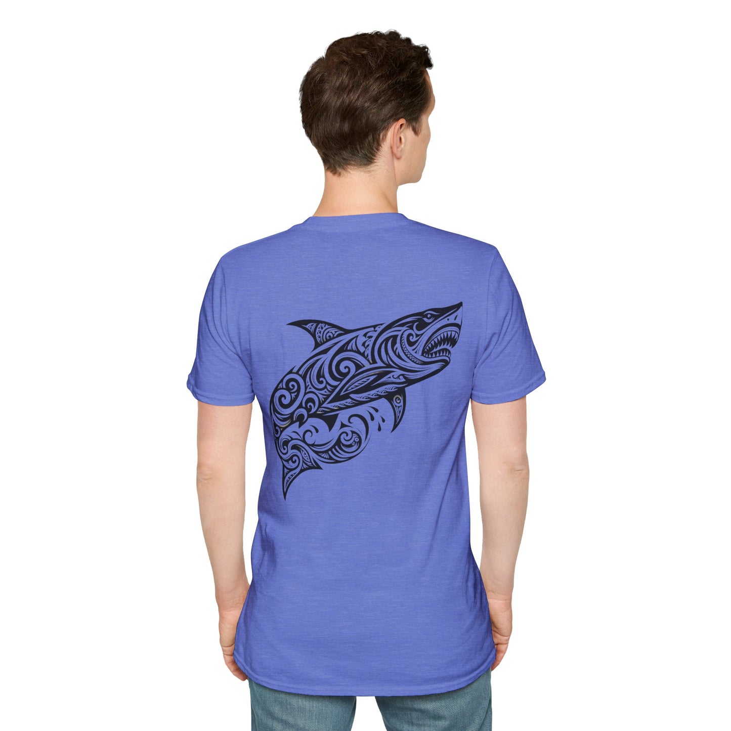 Unisex Shark Design Softstyle T-Shirt