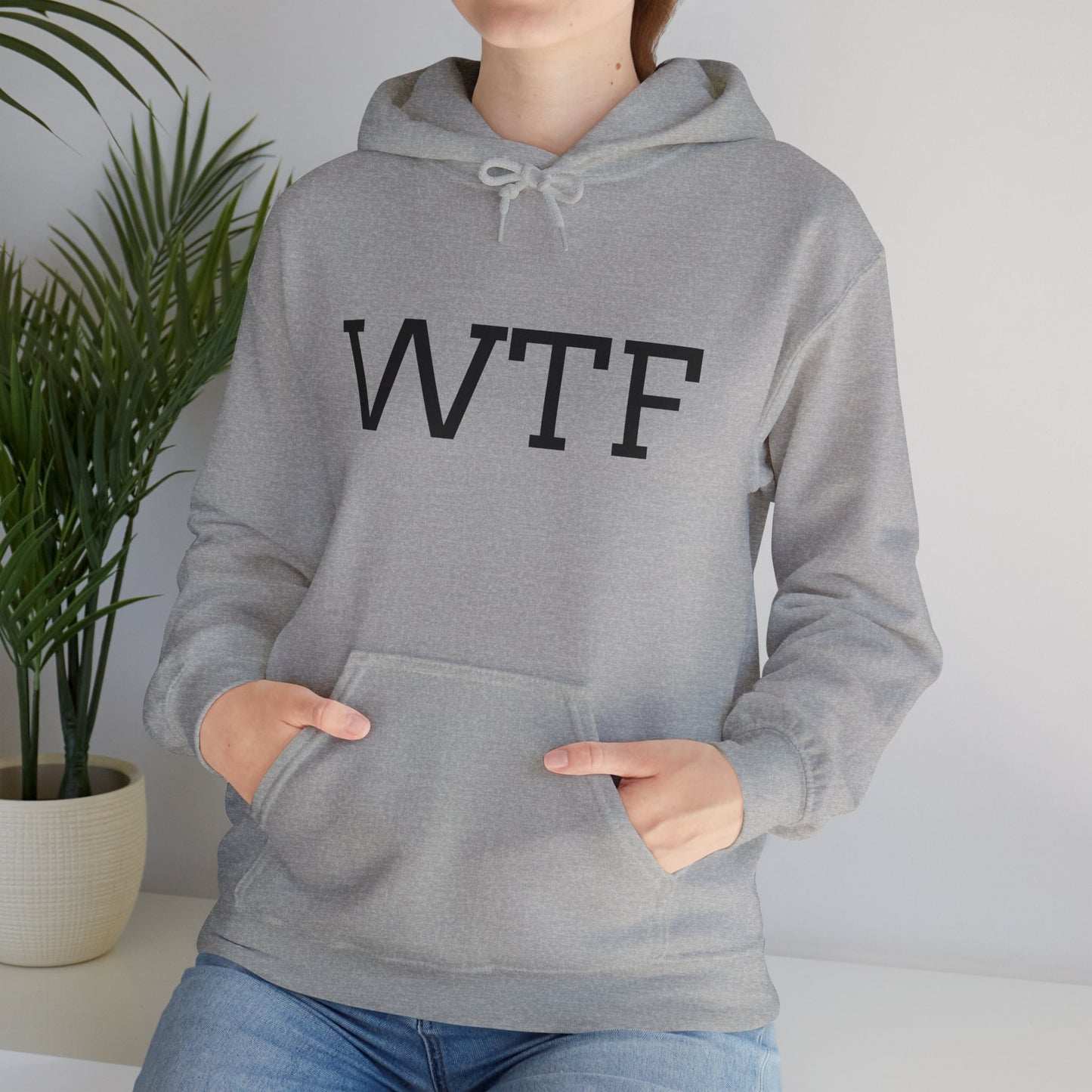 WTF, Unisex Heavy Blend™ Hooded Sweatshirt - Original Prints Co