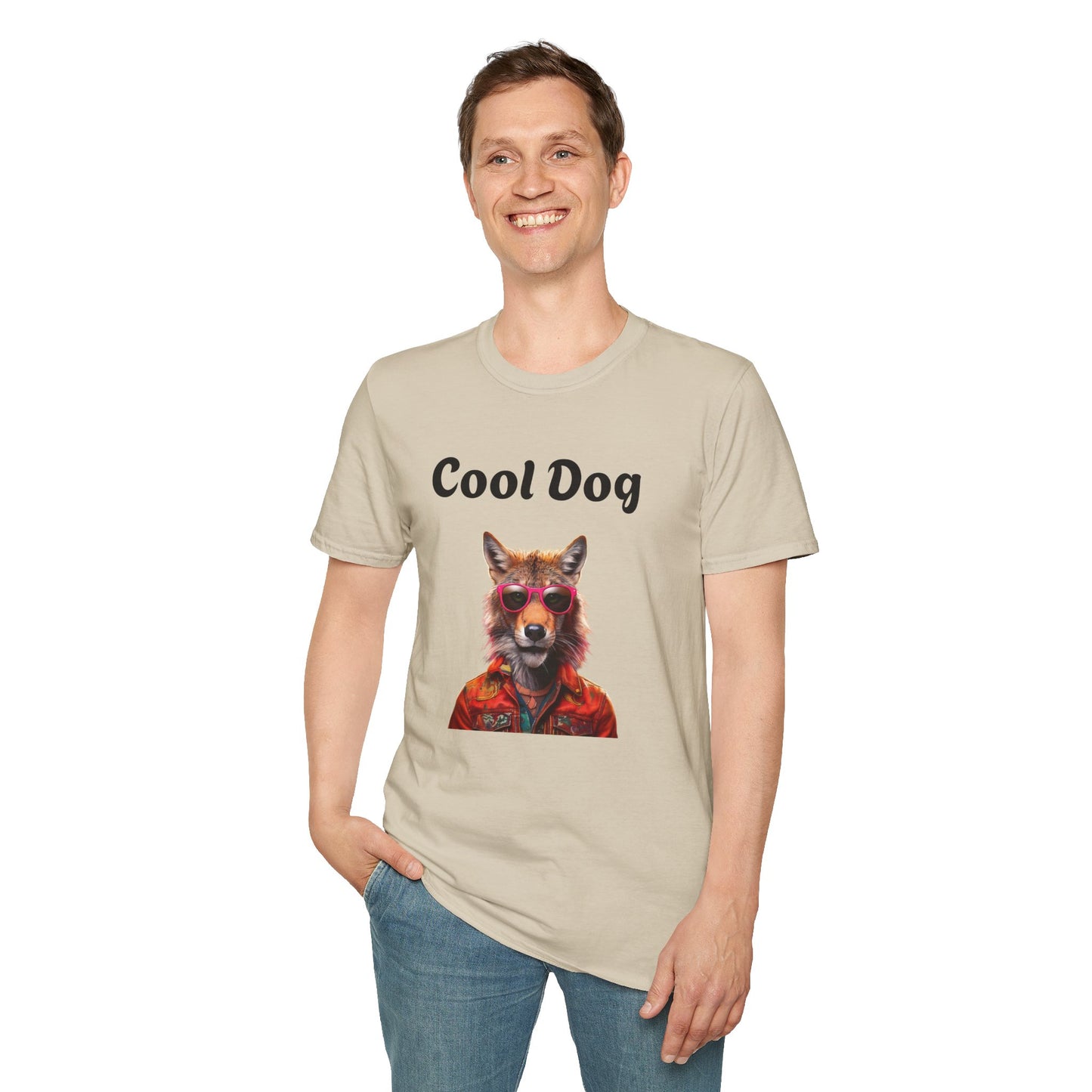 Cool Dog Graphic Unisex T-Shirt