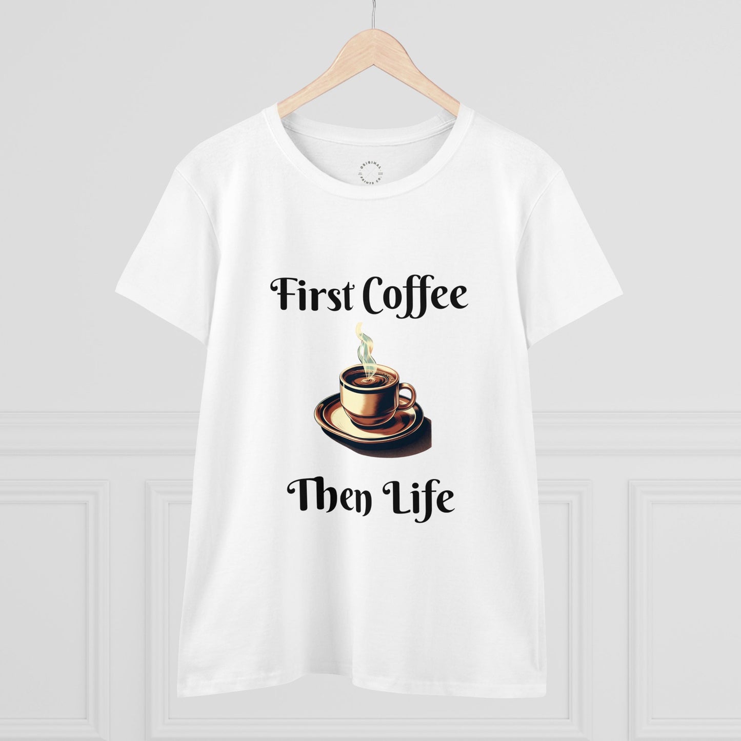 Women's Cotton Tee, Coffee