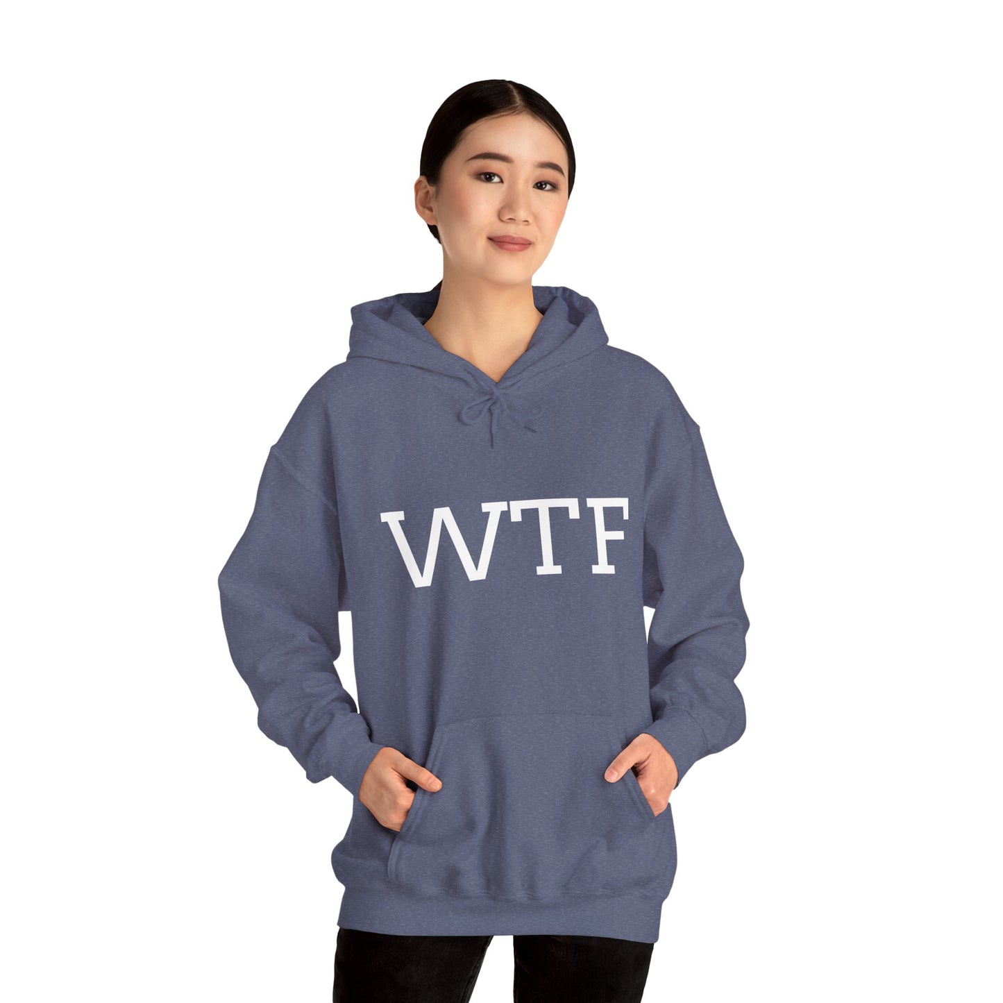 WTF, Unisex Heavy Blend™ Hooded Sweatshirt - Original Prints Co
