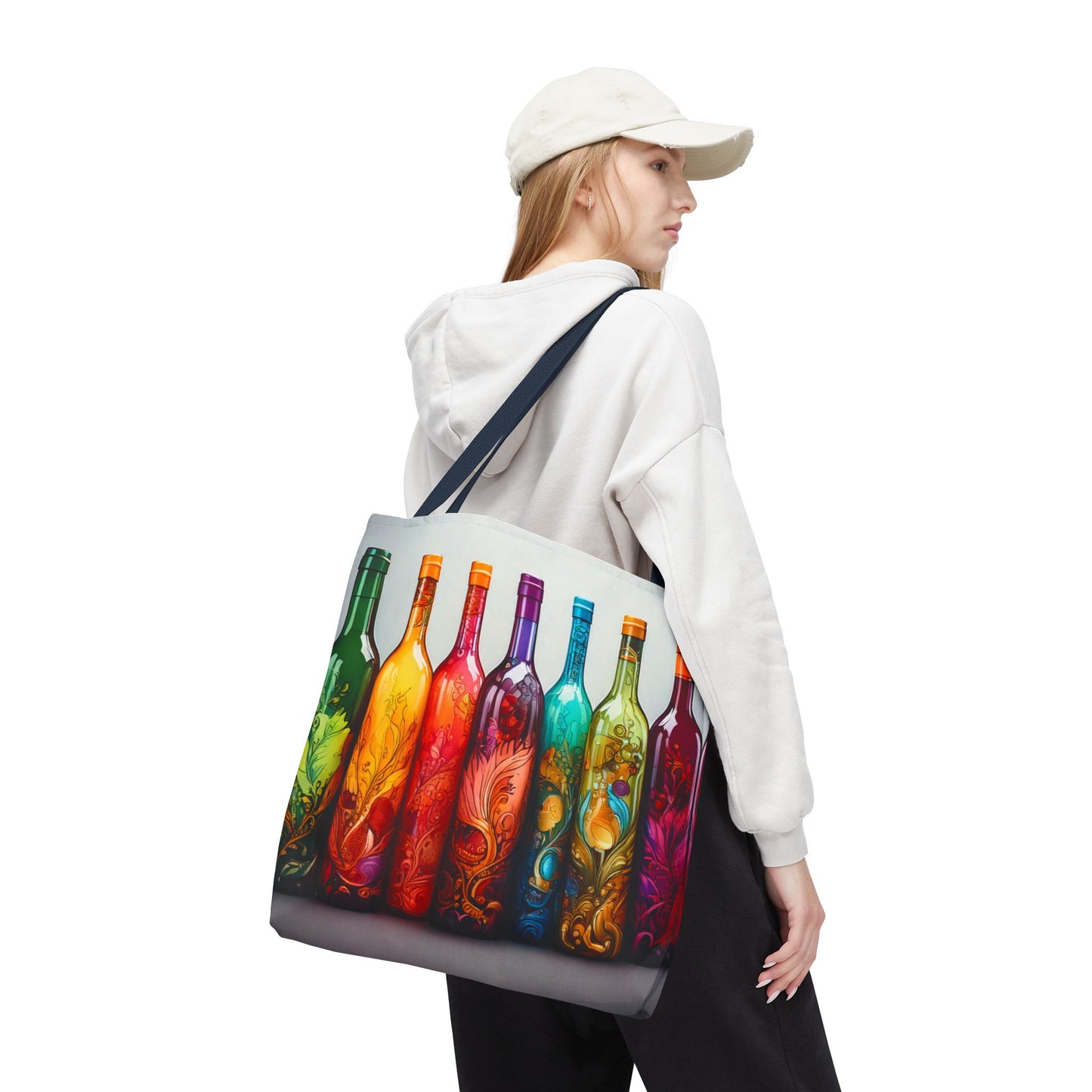 Wine Bottles, Tote Bag