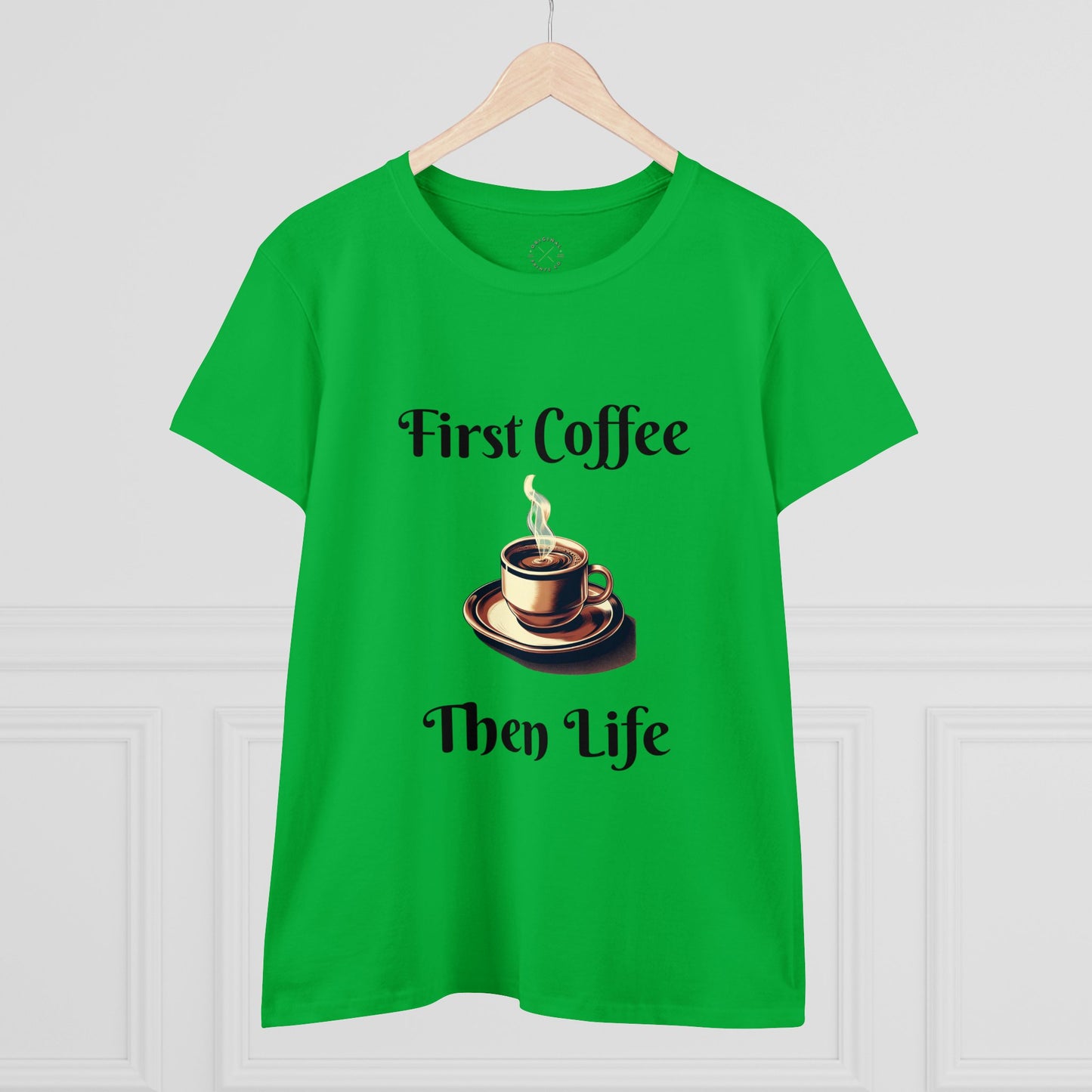 Women's Cotton Tee, Coffee