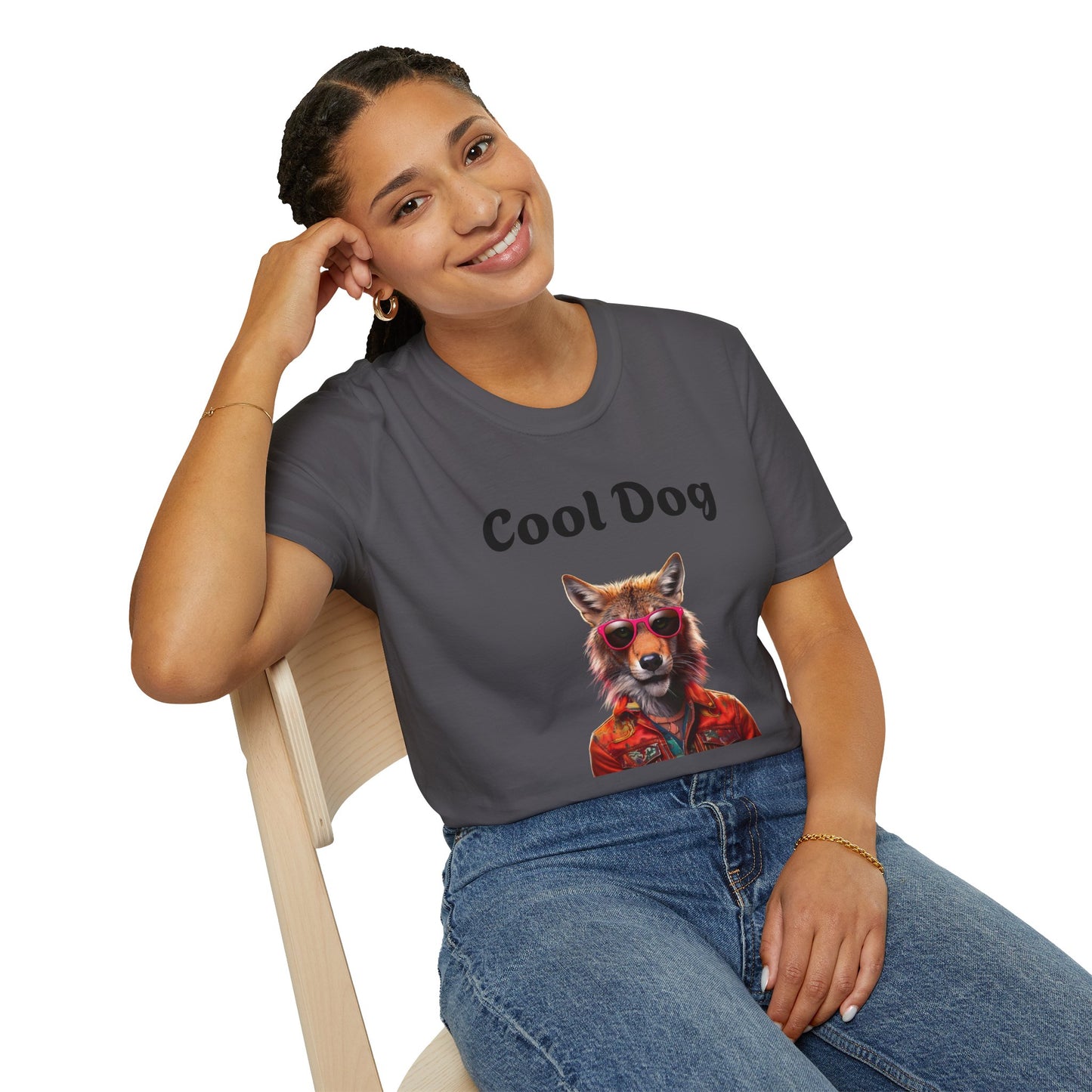 Cool Dog Graphic Unisex T-Shirt