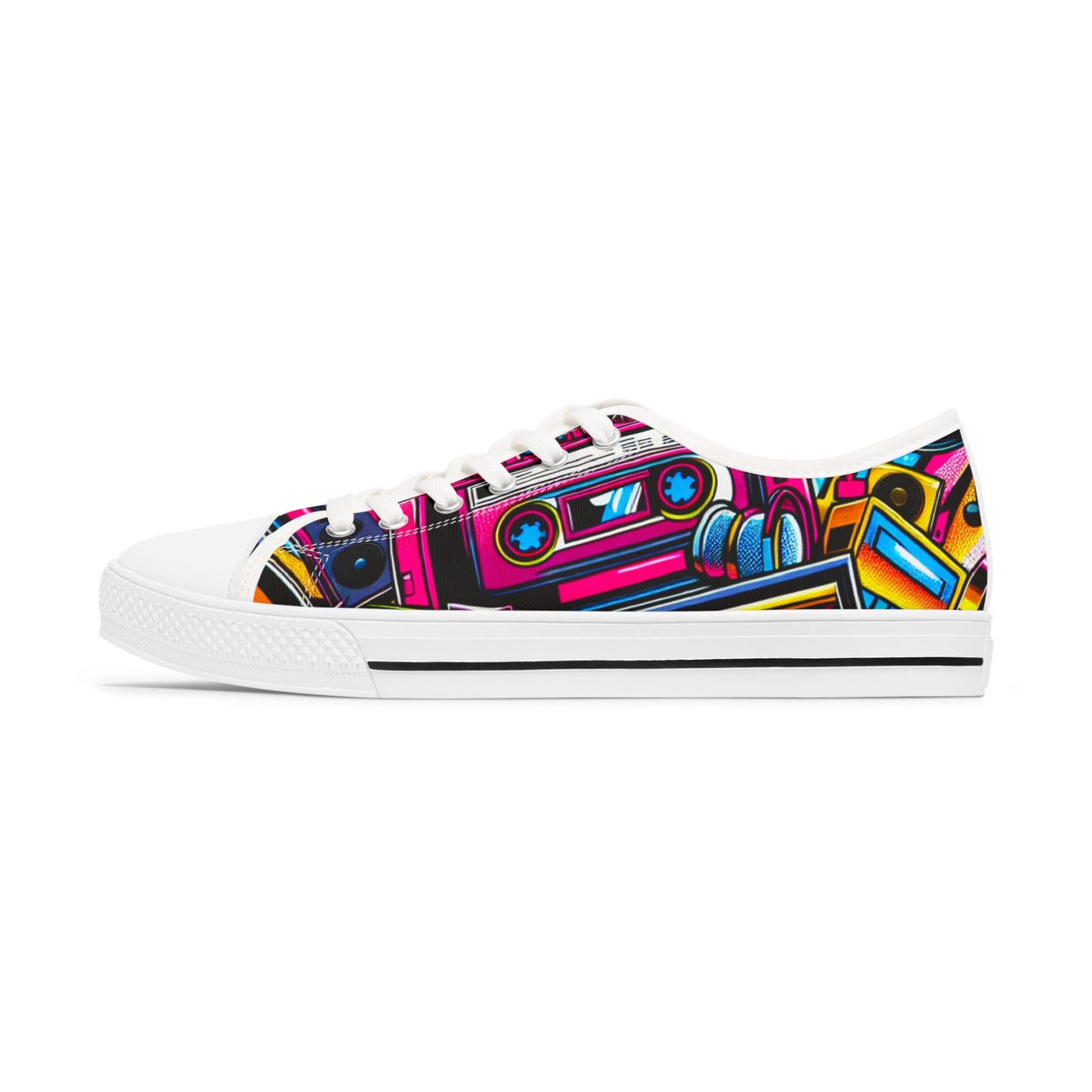 Retro Boombox Women's Low Top Sneakers