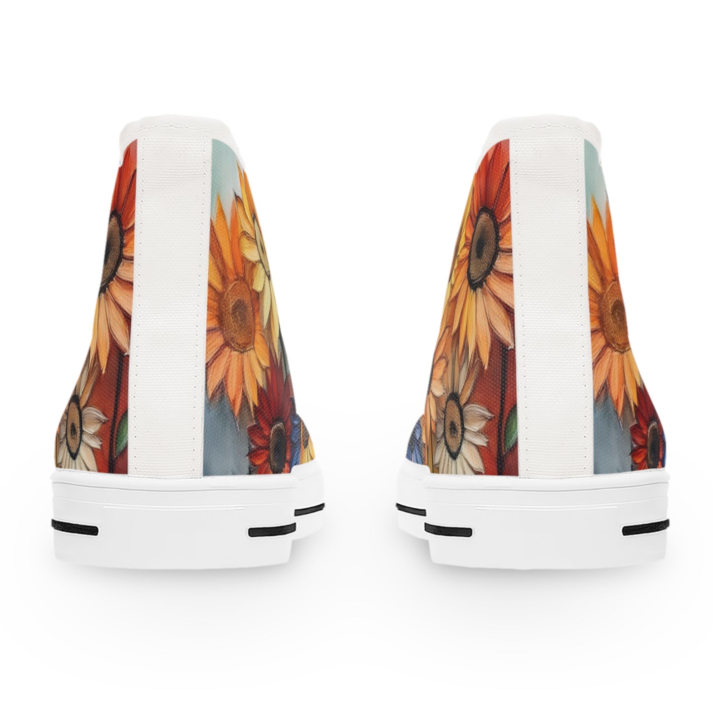 Floral High Top Sneakers for Women