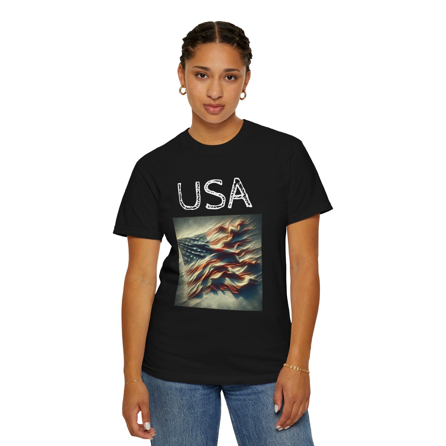 USA Flag, Unisex T-shirt