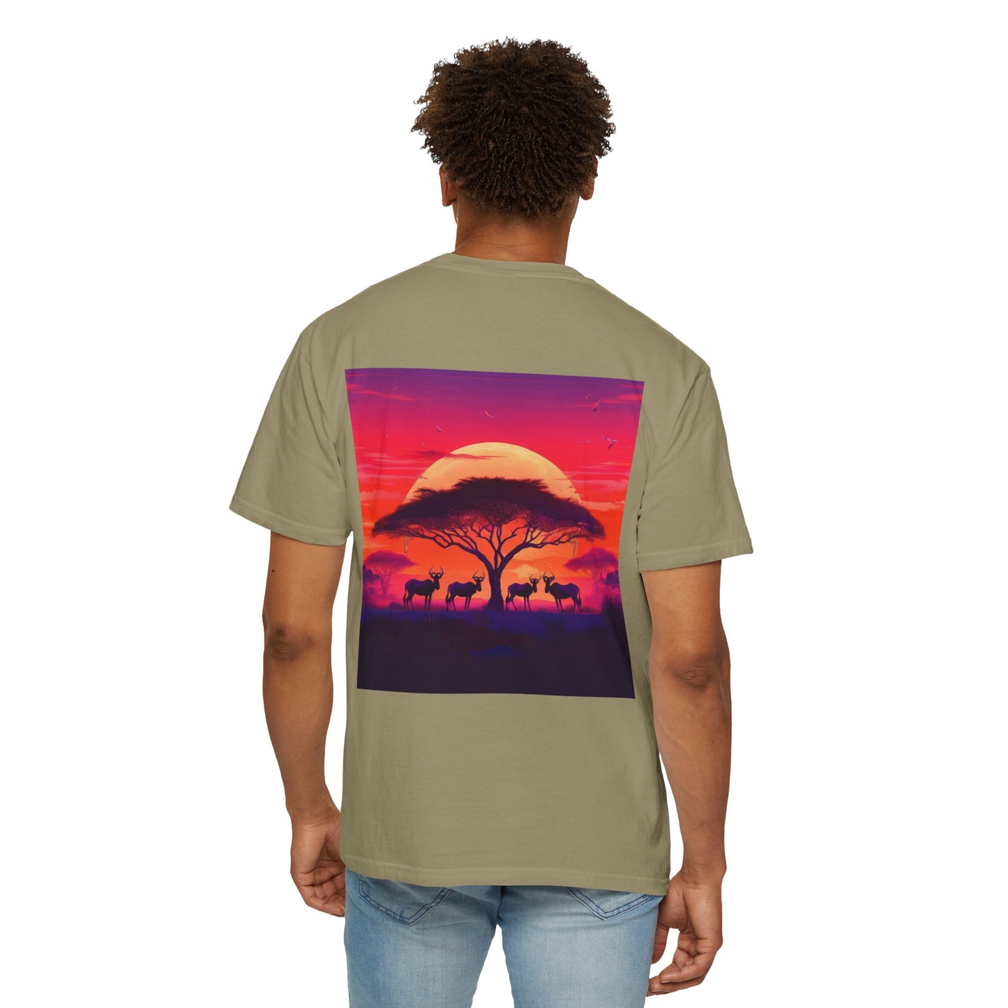 Safari Sunset, Unisex T-shirt