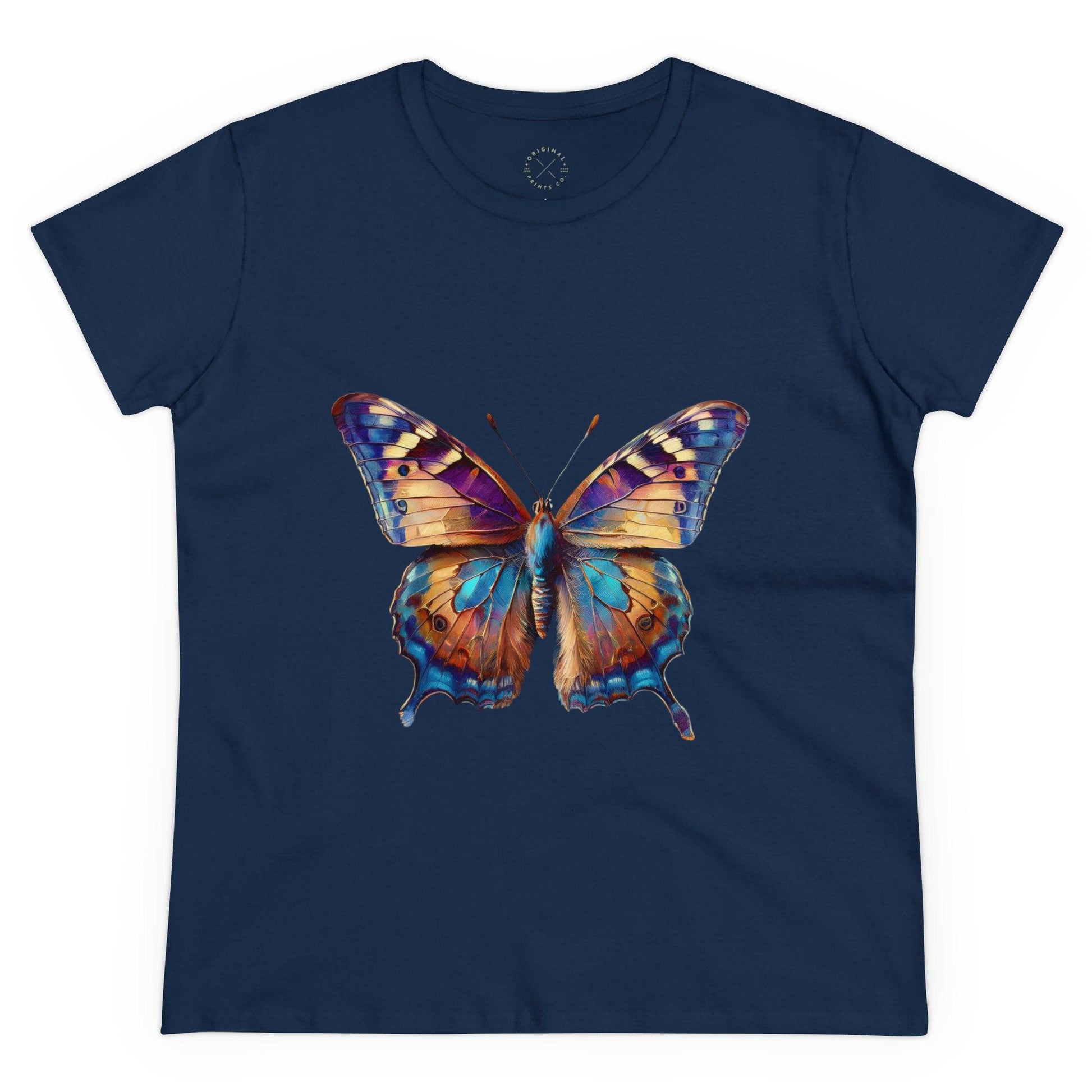 Women's Cotton Tee, Butterflies 