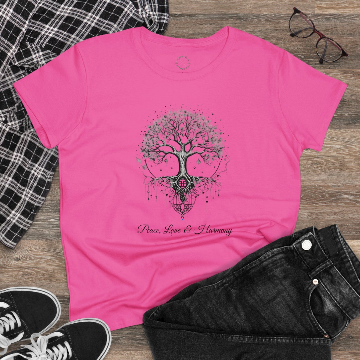 Peace, Love & Harmony, Women's Tee