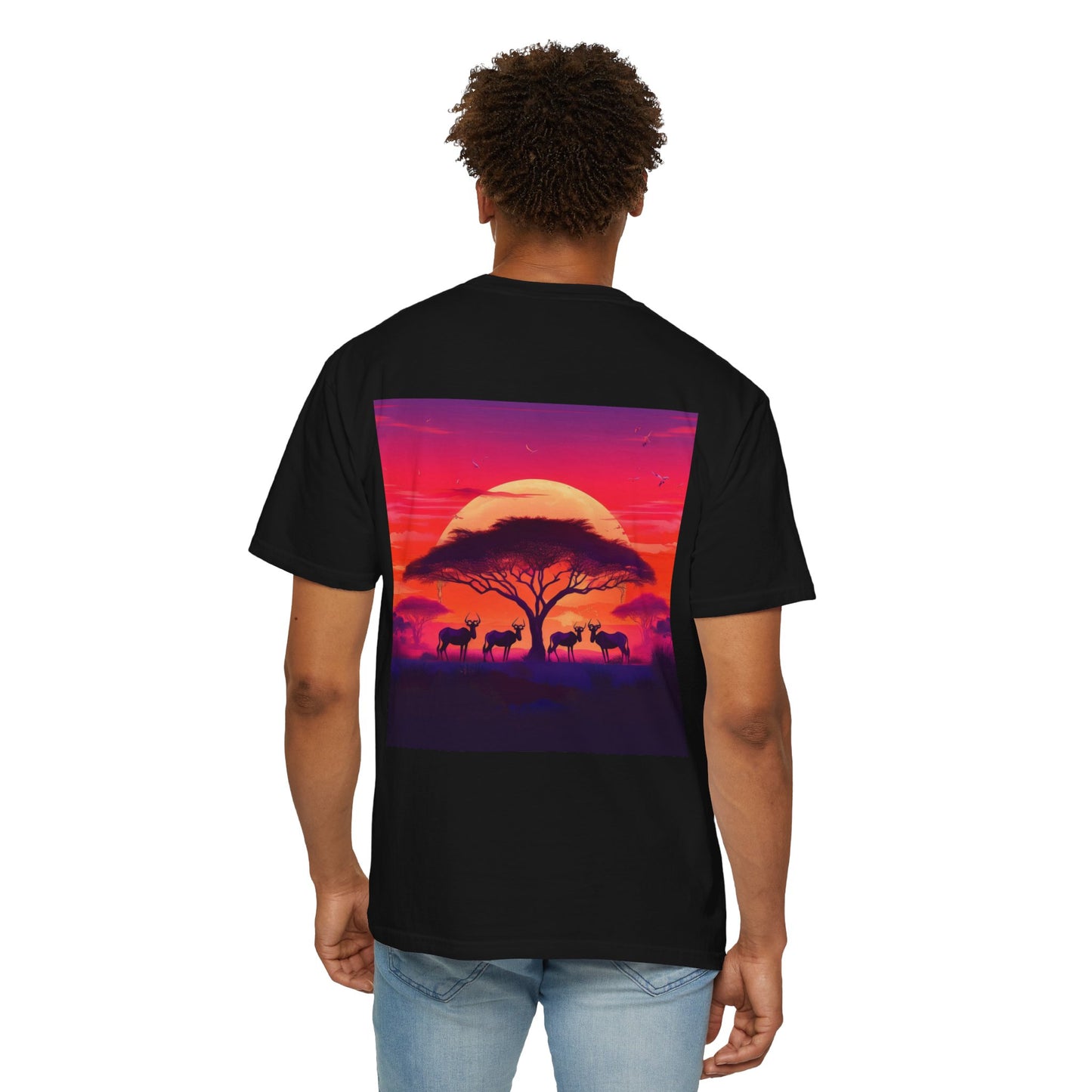 Safari Sunset, Unisex T-shirt