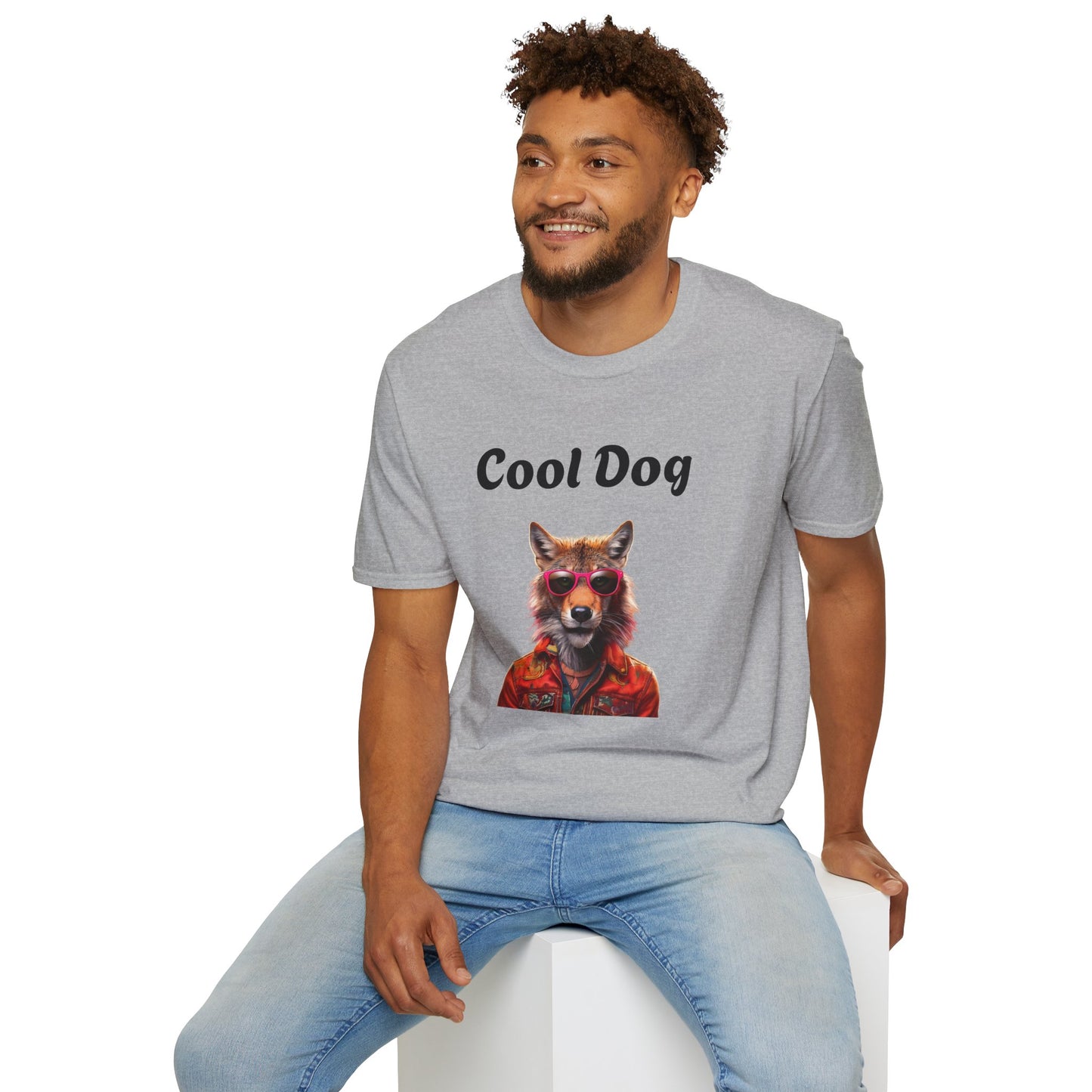 Cool Dog Graphic Unisex T-Shirt