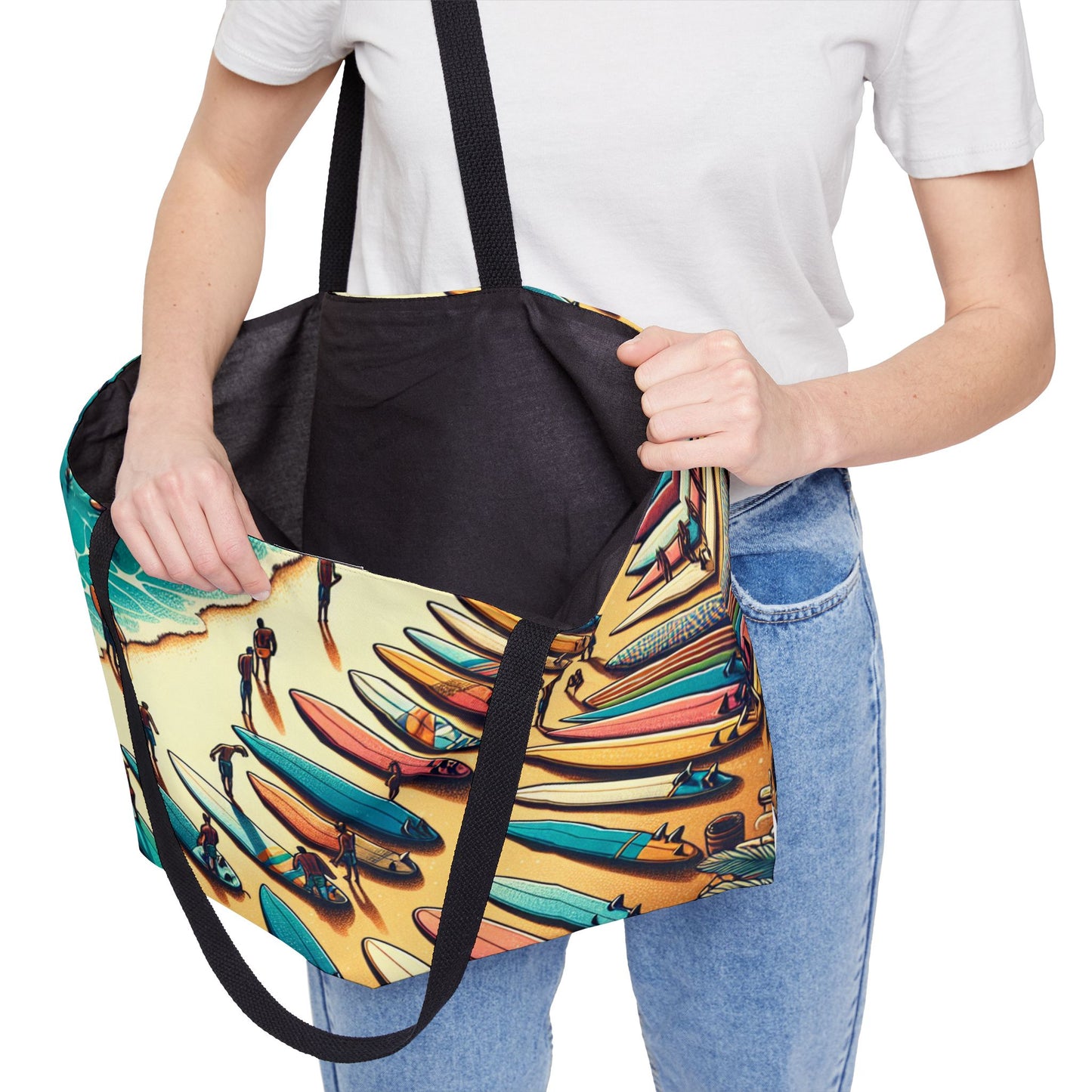 Weekender Tote Bag, Surf Boards