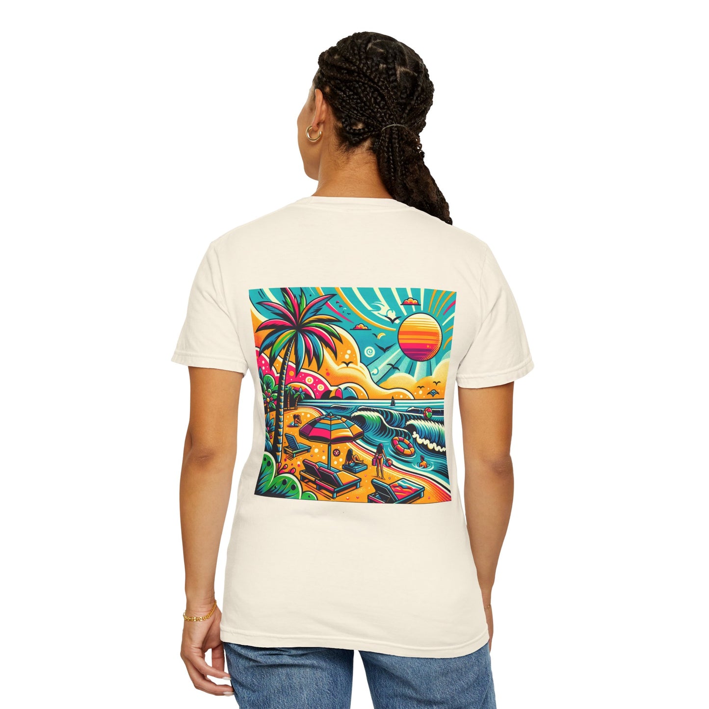 Unisex T-shirt, Beach Print