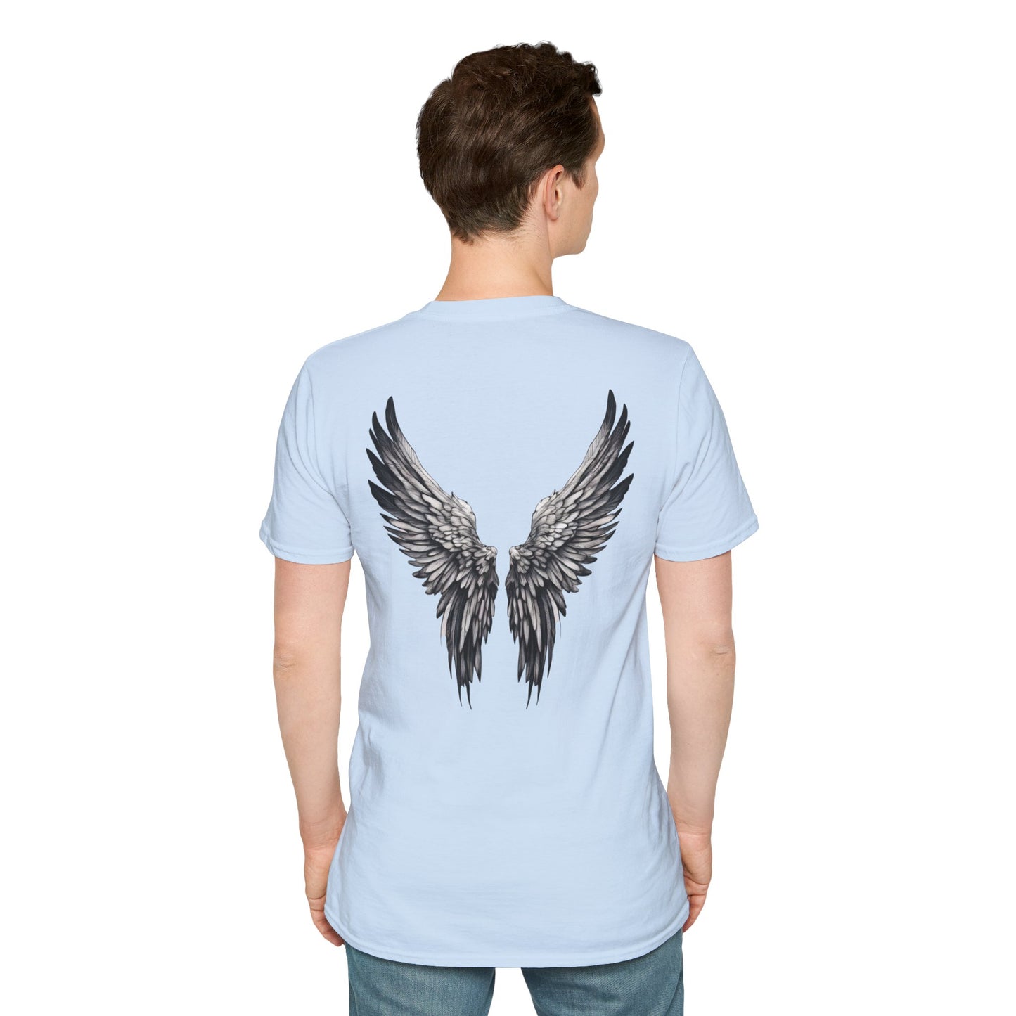 T-Shirt - Unisex Softstyle, Angel with Wings