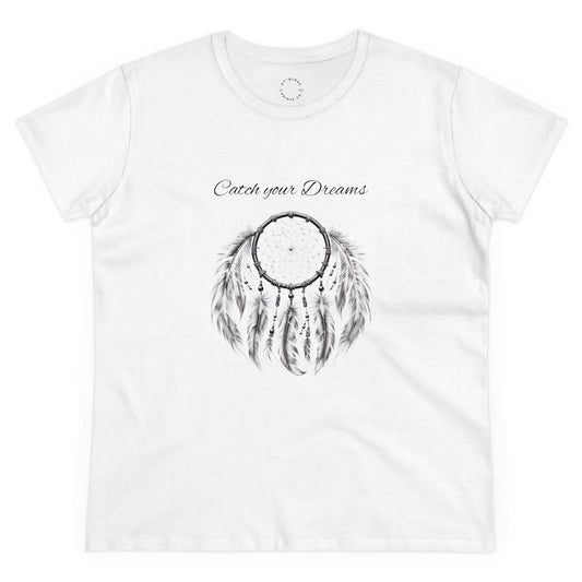 Women's Cotton Tee, Catch your Dreams