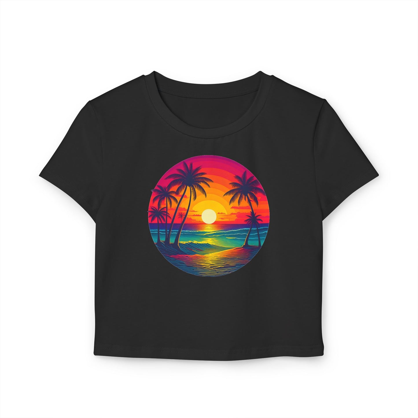 Sunset, Women's Baby Tee