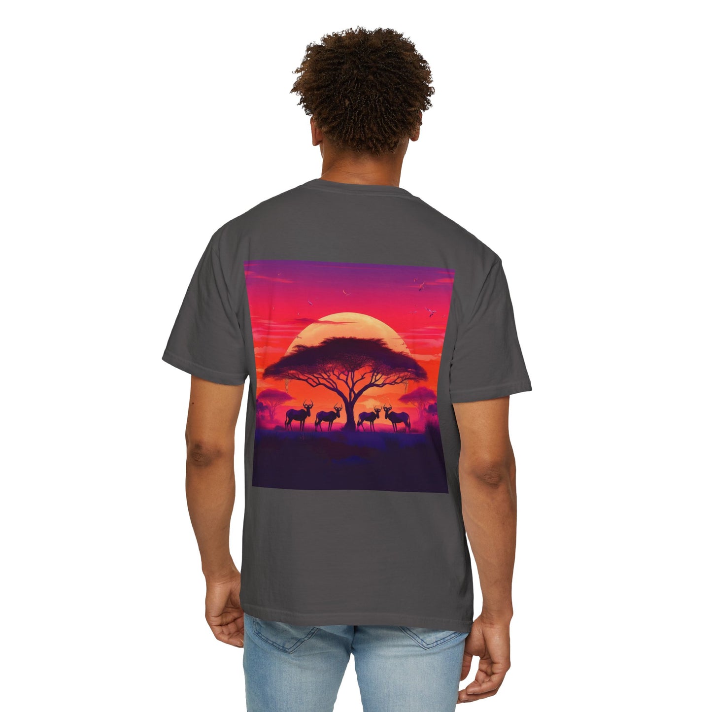 Safari Sunset, Unisex T-shirt