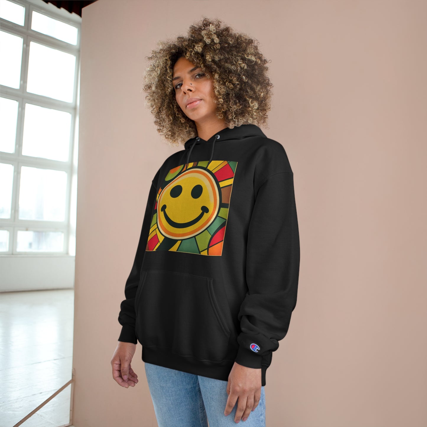 Smiley Face, Champion Hoodie